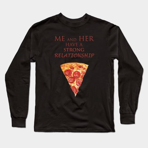 I love you Pizza - Pizza lover - Food lover - gift idea - Valentine's day Long Sleeve T-Shirt by Vane22april